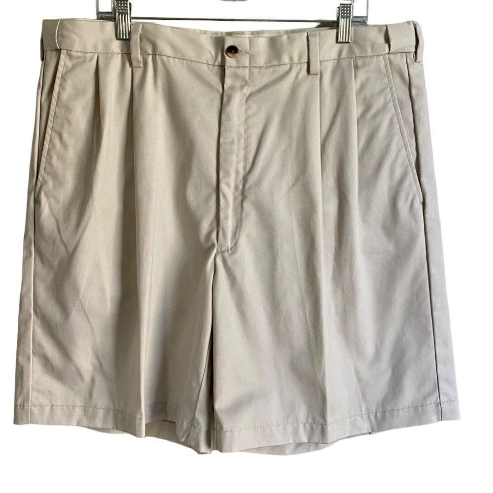 Haggar Beige Cotton Shorts Men's Size 40